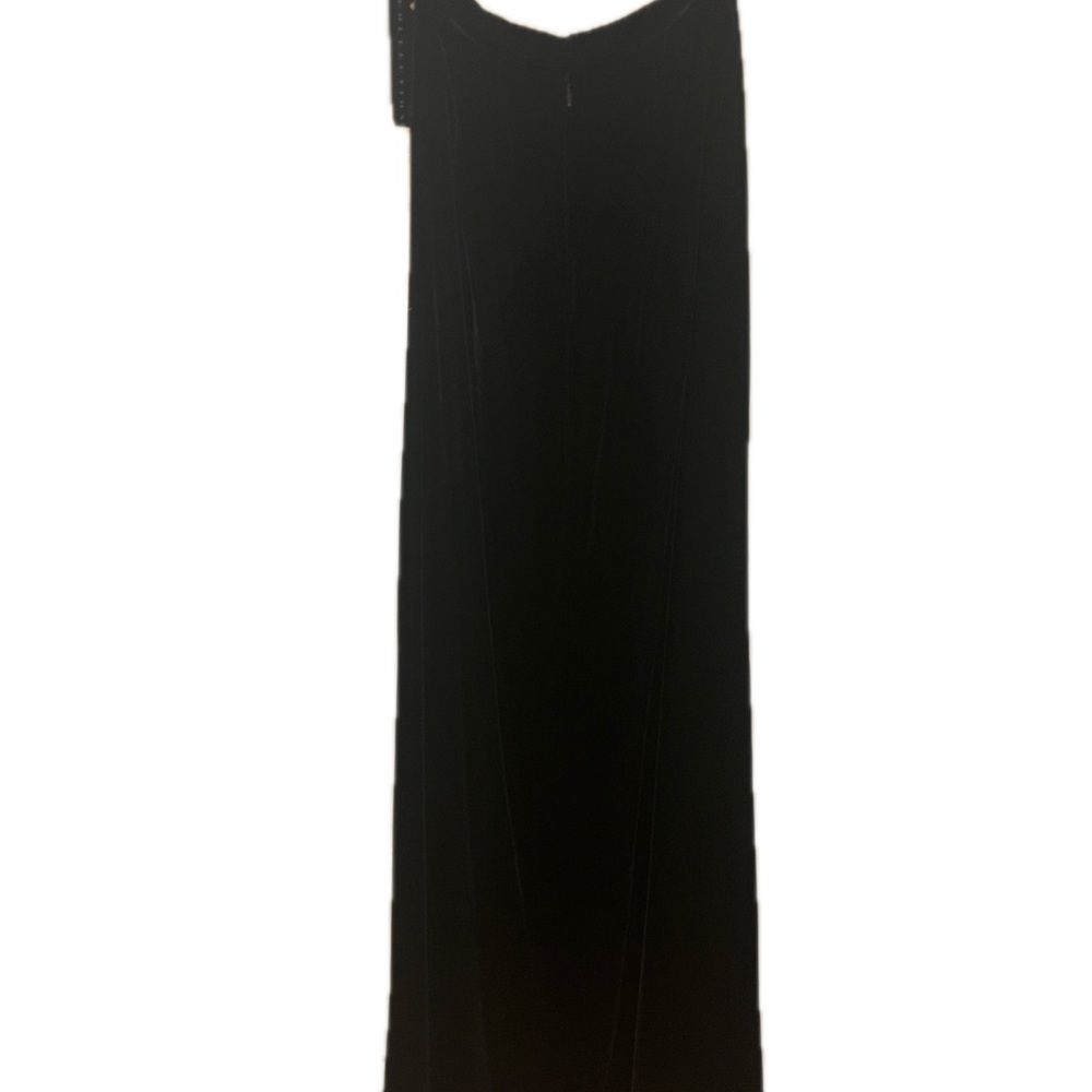 Velvet fully lined long skirt